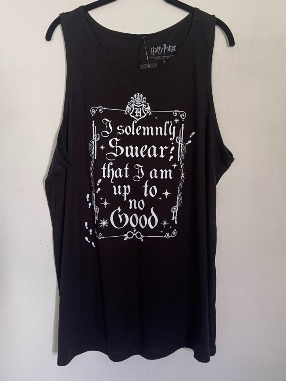 TORRID 3X Harry Potter I Solemnly Swear That I Am Up to No Good Tee Tank A1
